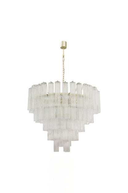 1990s Tronchi Art Glass Cascade Chandelier | everlamps