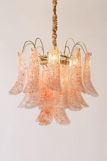 Mazzega Art colorful glass chandelier - view 5 | everlamps