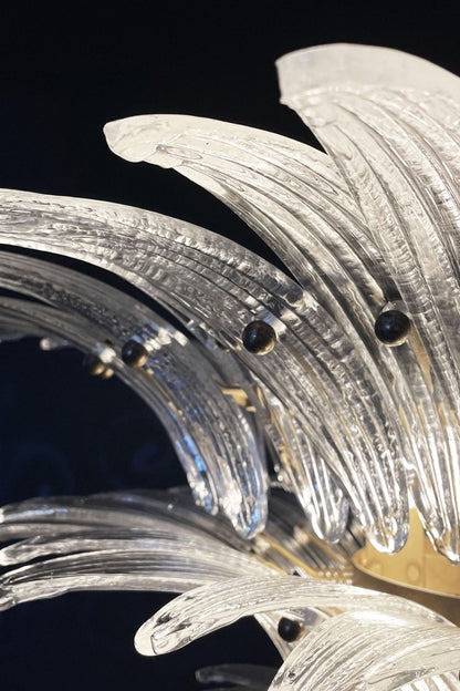 Italian Art Three-Tiered Palmette Chandelier - view 18 | everlamps