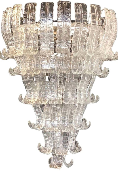 Grand Art Felci Leaf Glass Chandelier - view 3 | everlamps