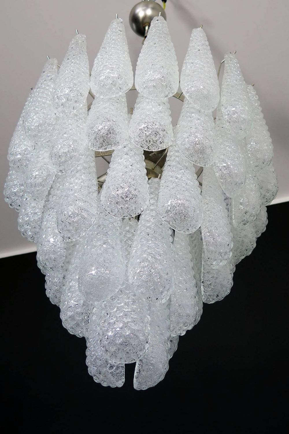 Murano Honeycomb Glass Chandelier - everlamps