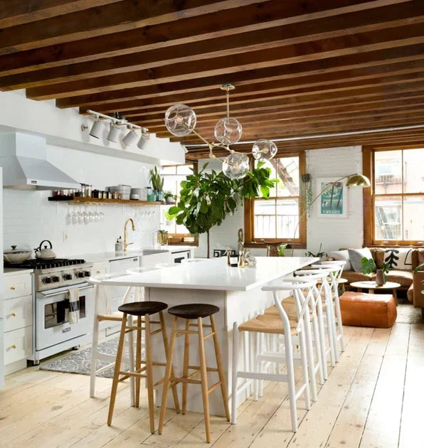 Modern-style Sputnik Glass Branch Chandelier