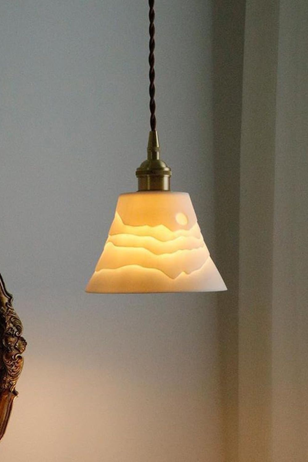 Mountains Shadow Ceramic Pendant Lamp - everlamps