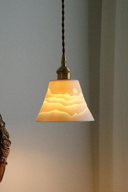 Mountains Shadow Ceramic Pendant Lamp - everlamps