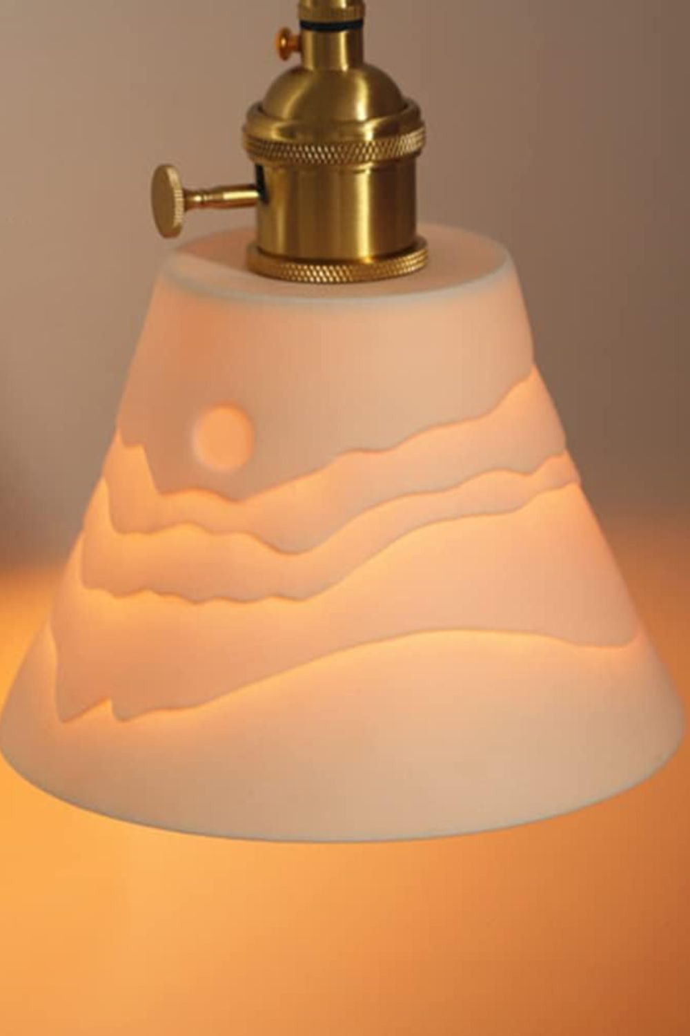 Mountains Shadow Ceramic Pendant Lamp - everlamps