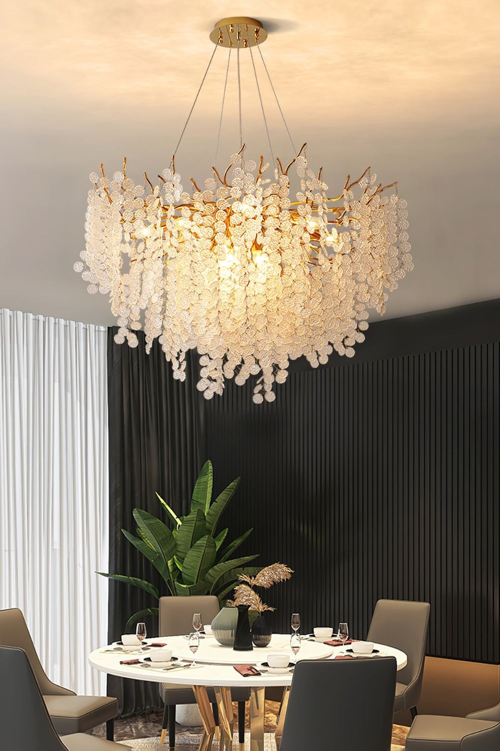 Shiro Noda Crystal Chandeliers - everlamps