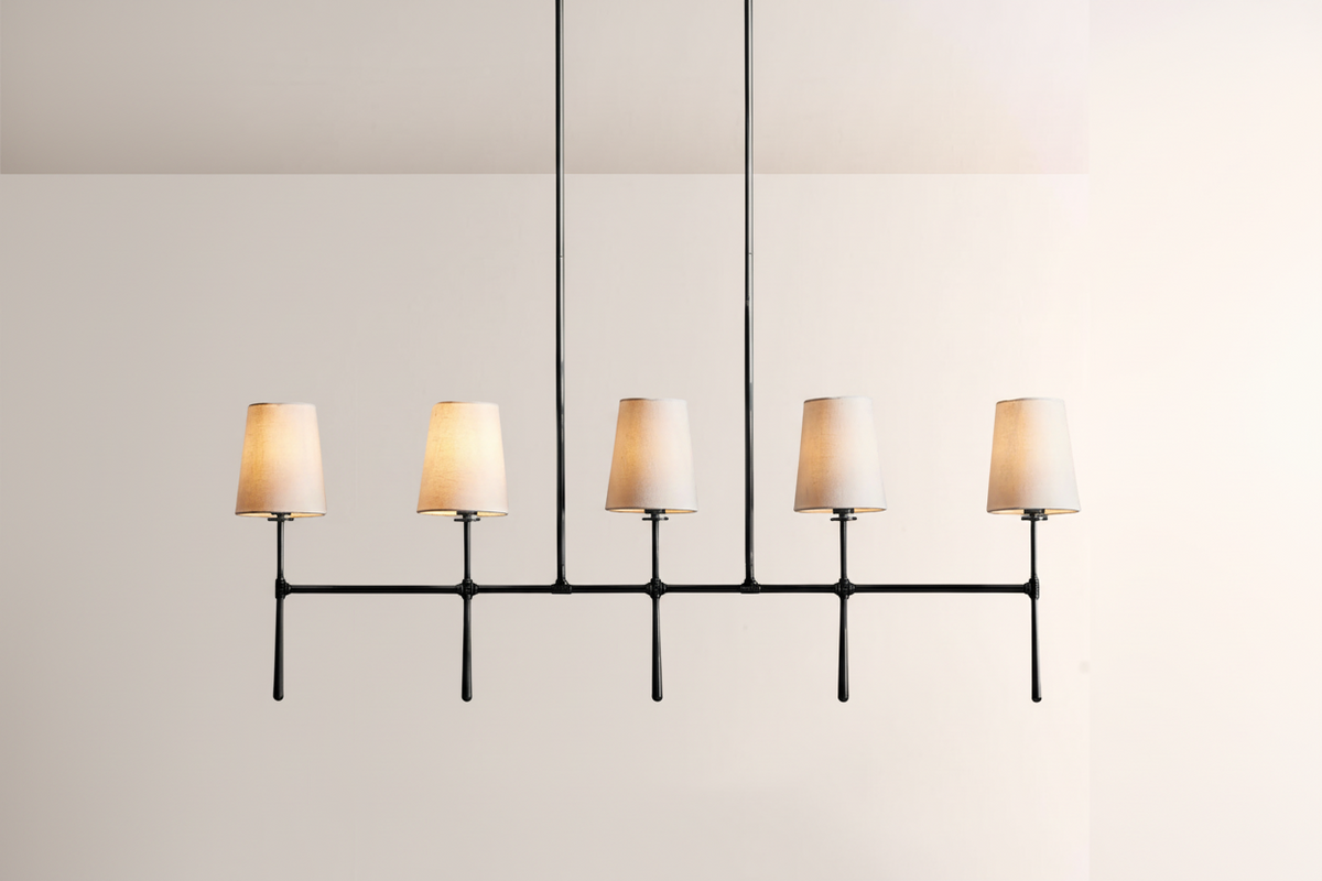 Rhodes Linear Chandelier 5 / 6 Light - Everlamps