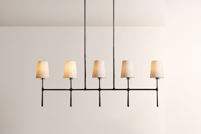 Rhodes Linear Chandelier 5 / 6 Light - Everlamps