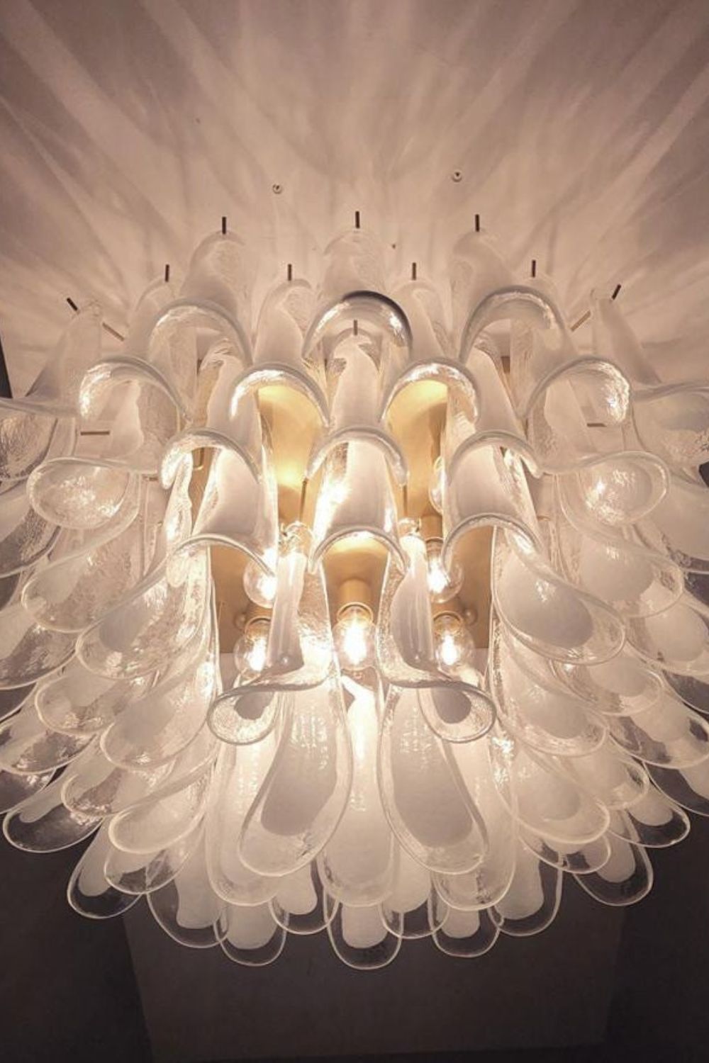 Vintage Art Handcrafted Petal Ceiling Lamp - view 4 | everlamps
