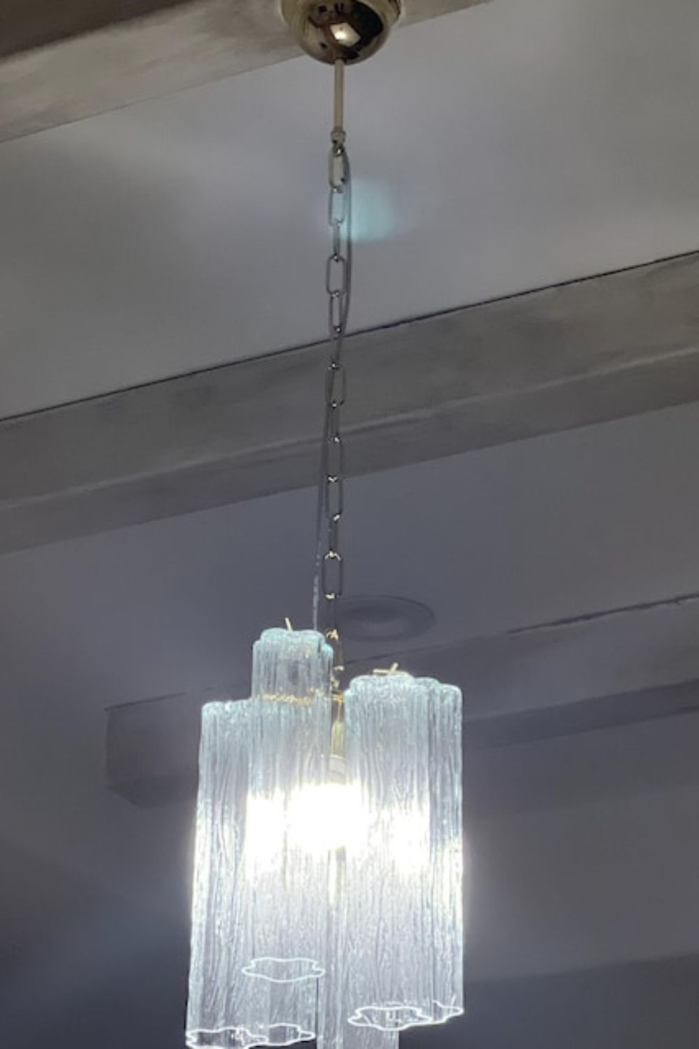 Clear Glass Tronchi Suspension Lamp - view 3 | everlamps