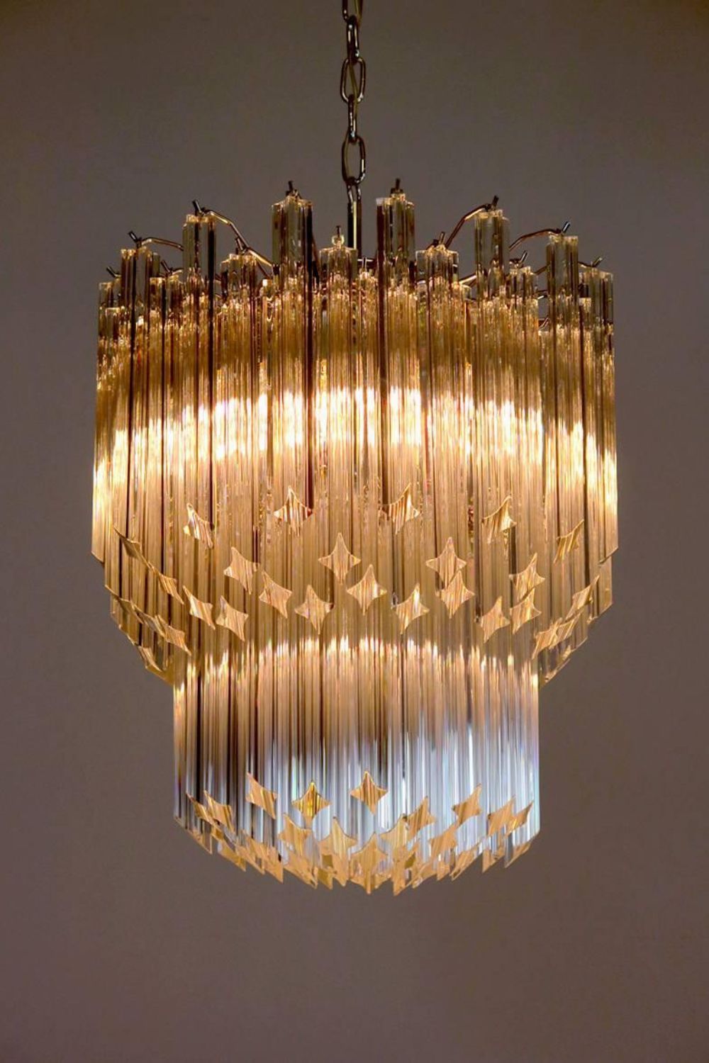 Venini Style Art Quadriedri Chandelier - view 2 | everlamps
