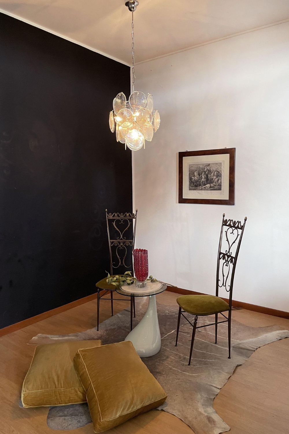 Iridescent Mid-Century Modern Art Chandelier - view 5 | everlamps