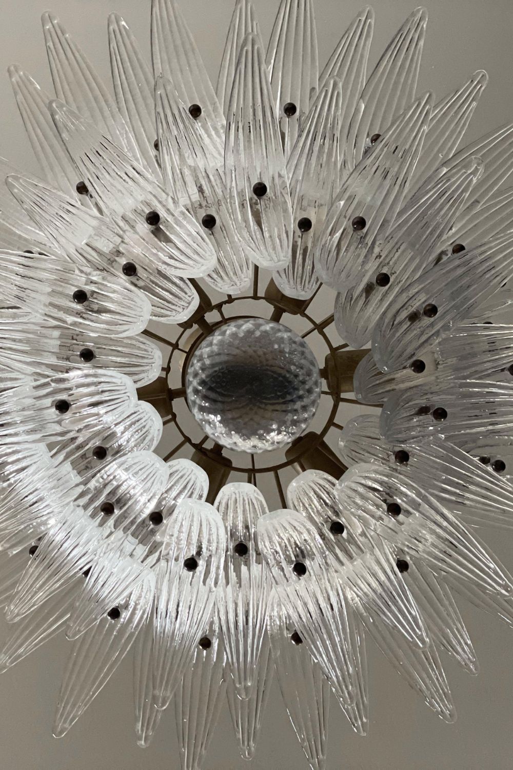 Original Art Palmette Crystal Chandelier - view 15 | everlamps
