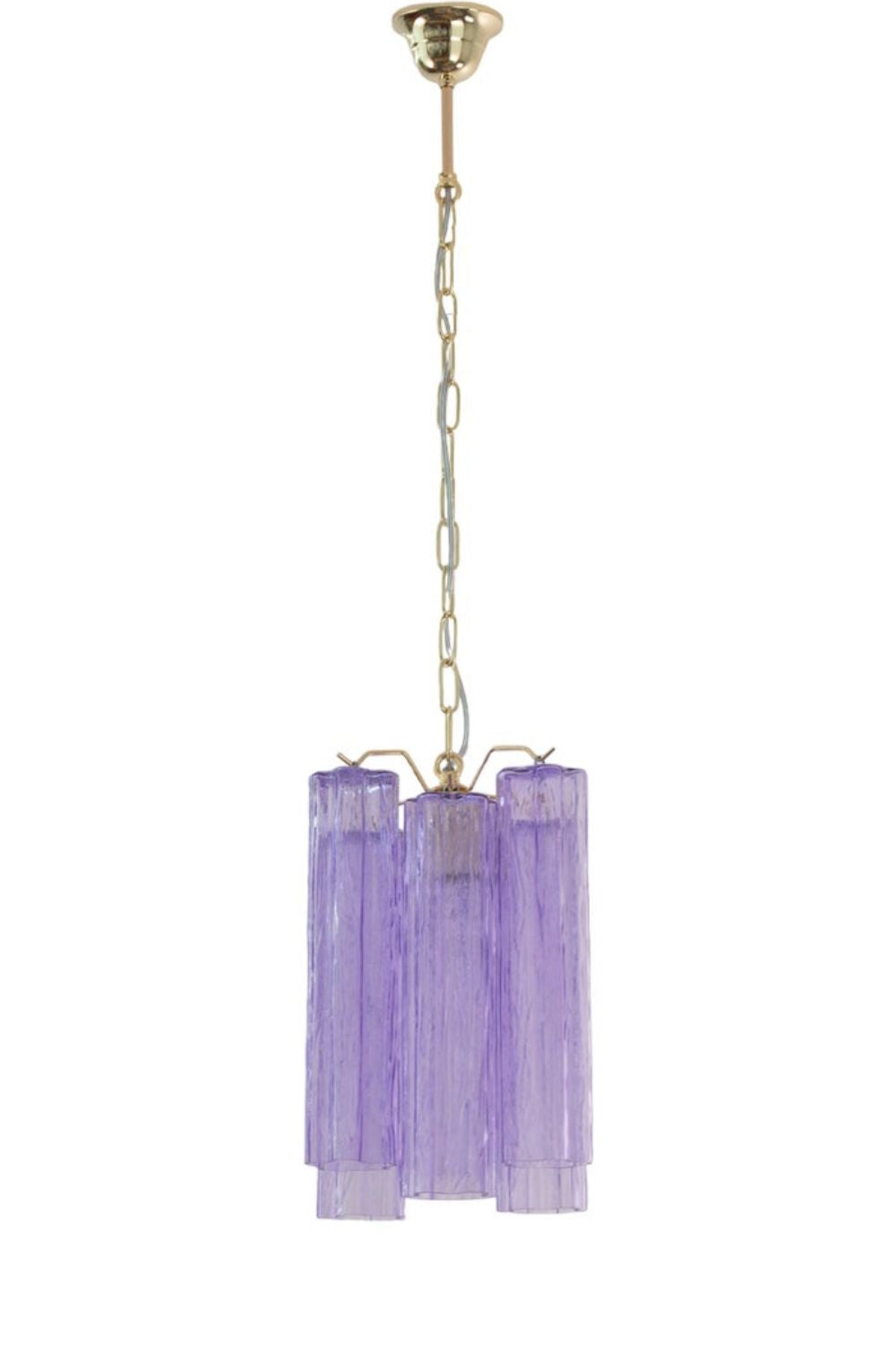 Italian Art Style Purple Tronchi Chandelier | everlamps