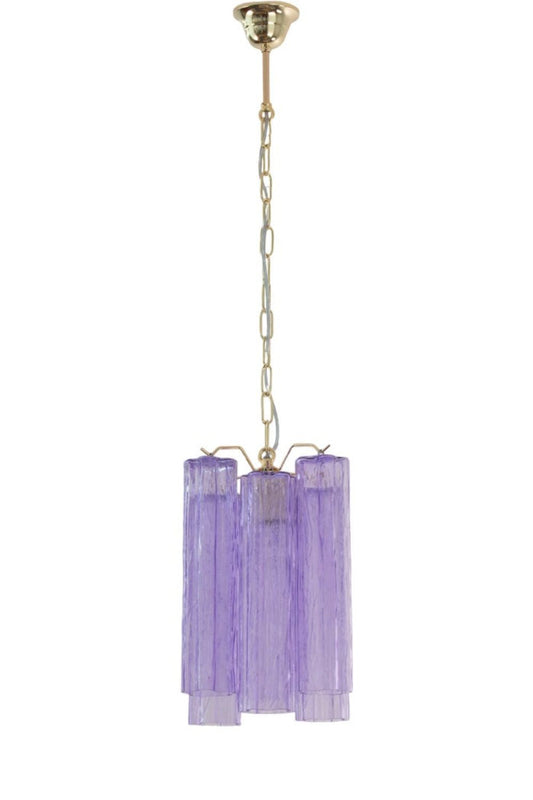 Italian Art Style Purple Tronchi Chandelier | everlamps