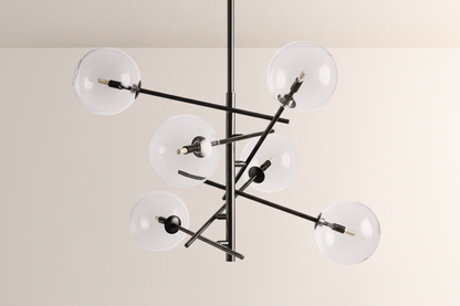 Modern Apolo Glass Ball Chandelier -Everlamps