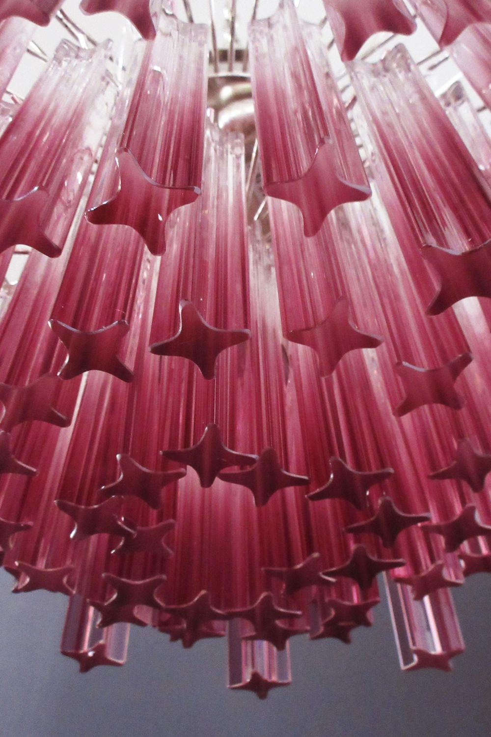 Amethyst Art Glass Prism Chandelier - view 15 | everlamps