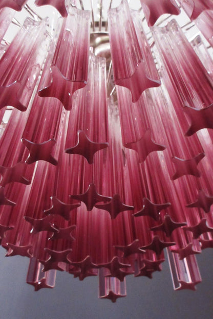 Amethyst Art Glass Prism Chandelier - view 15 | everlamps