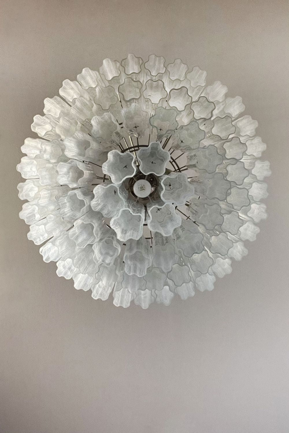 Art White Glass Tube Chandelier – 78 Pieces - view 14 | everlamps