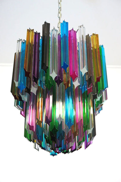 Quadridri Multicolor Prism Chandelier - view 9 | everlamps