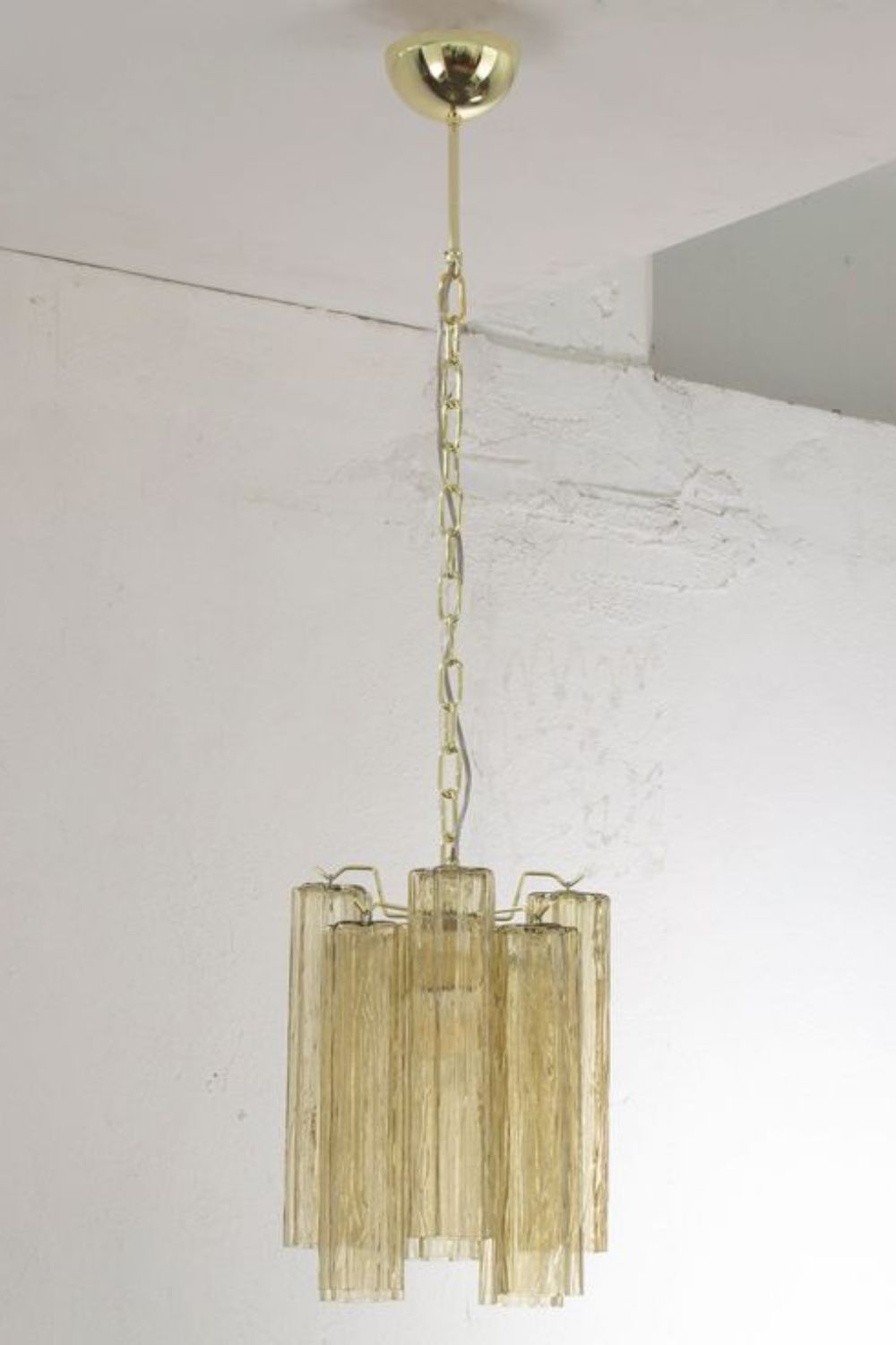 Italian Amber Art Tronchi Glass Pendant Light - view 2 | everlamps