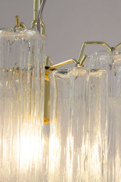Vintage Art Glass Tronchi Pendant Light - view 8 | everlamps