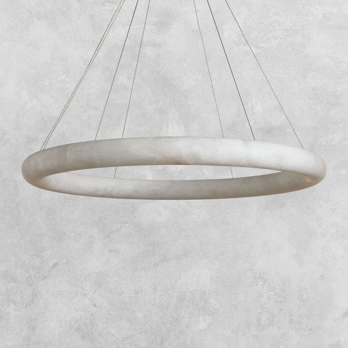 Halima Halo Alabaster Chandelier