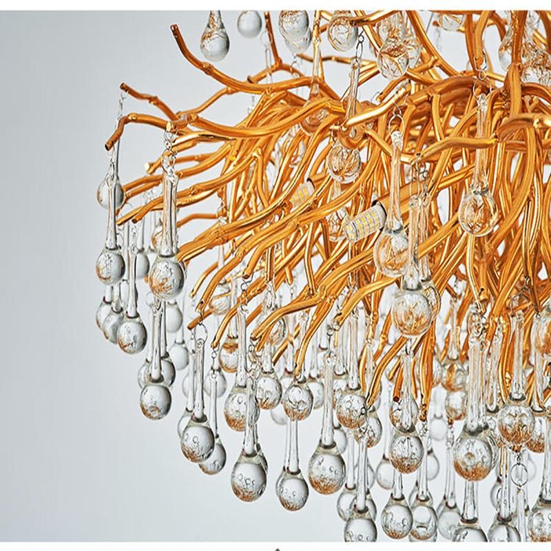 Teardrop Branch Tree Crystal Chandelier