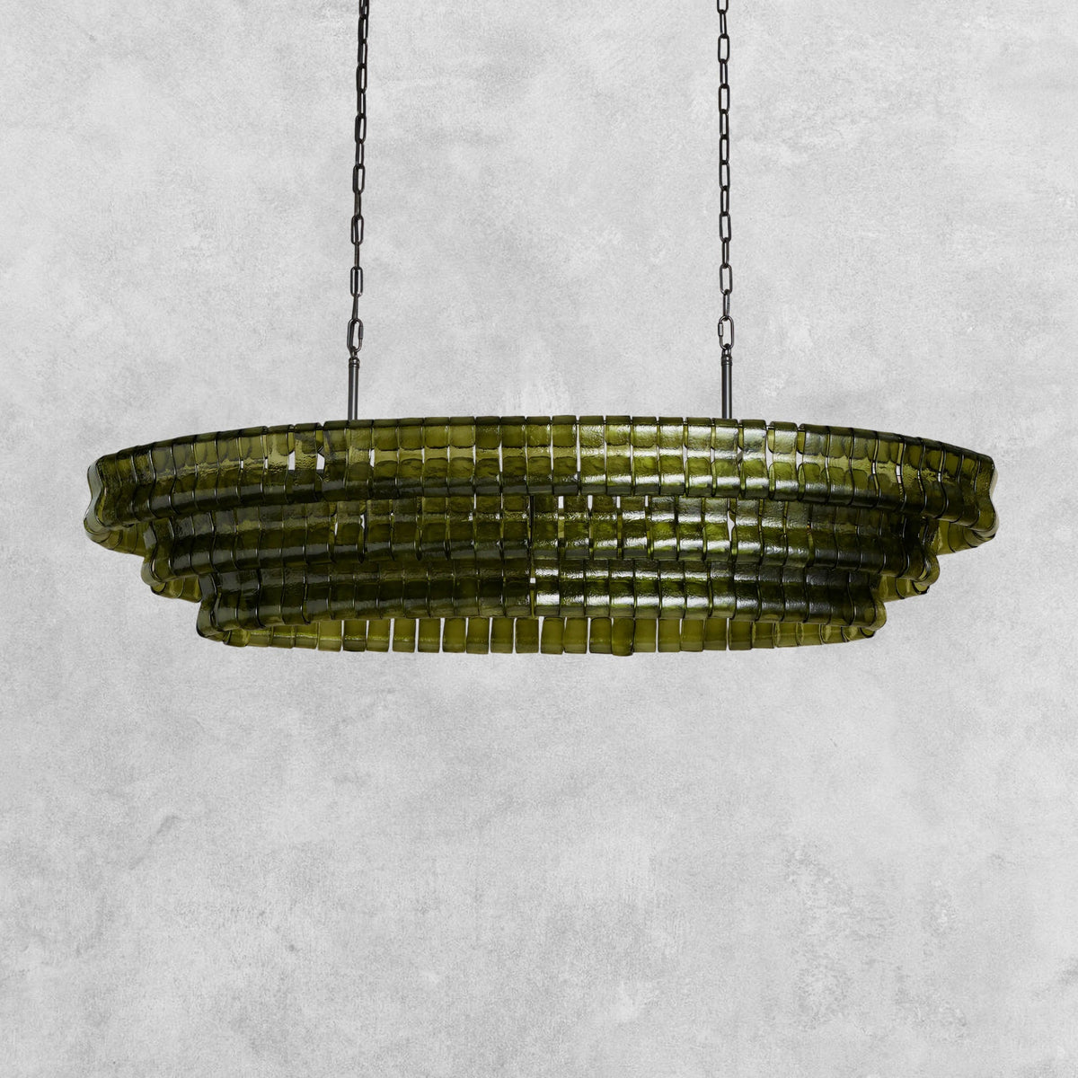 Ghiaccio Oval Chandelier