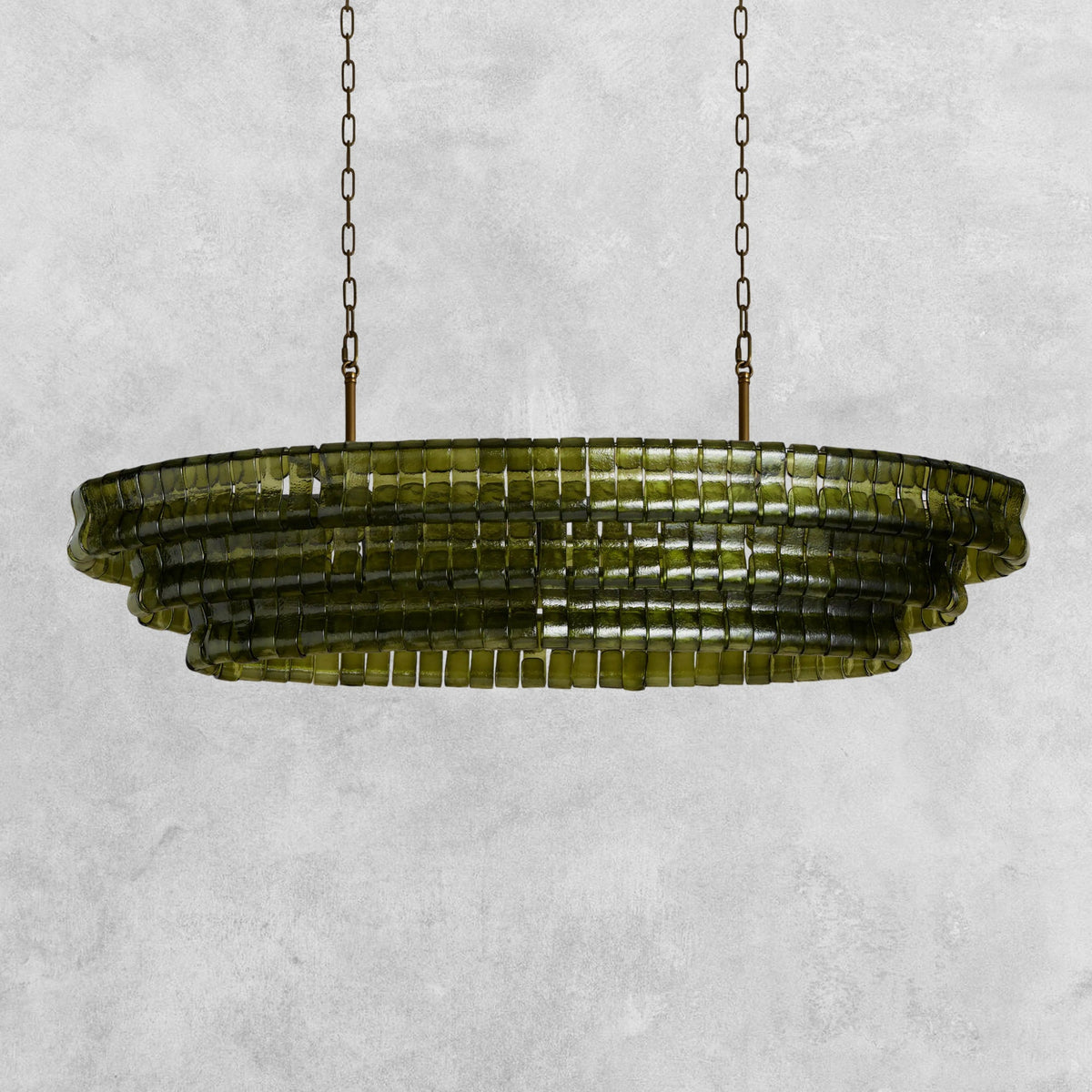 Ghiaccio Oval Chandelier