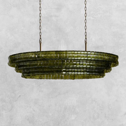 Ghiaccio Oval Chandelier