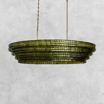 Ghiaccio Oval Chandelier