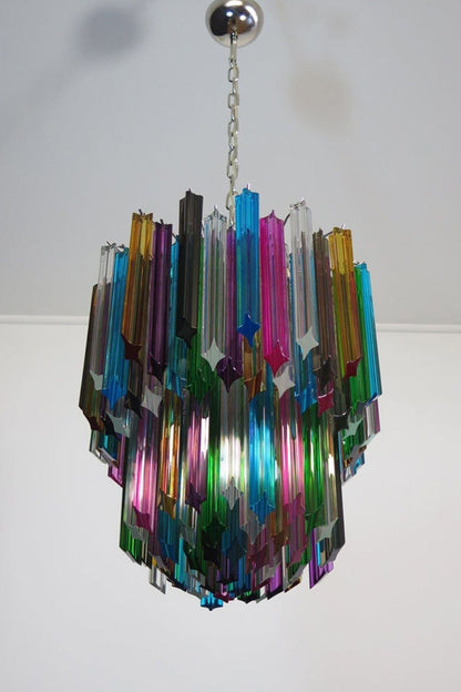 Quadridri Multicolor Prism Chandelier - view 5 | everlamps