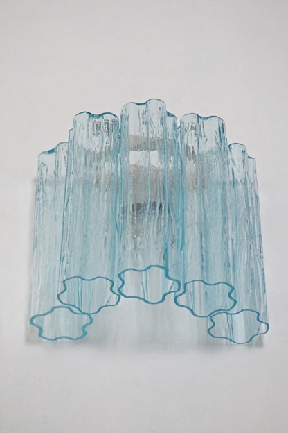Blue Art Glass Tube Wall lamp - view 6 | everlamps