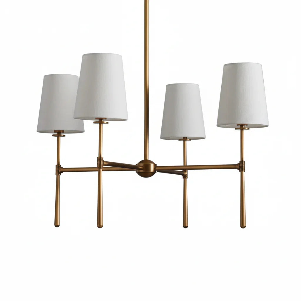 Rhodes Round Chandelier 4/6 Light - Everlamps
