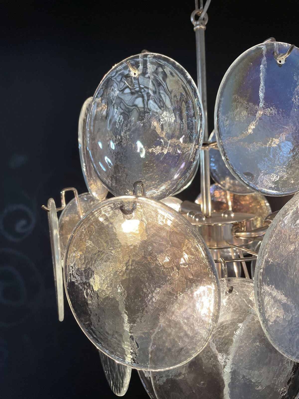 Iridescent Mid-Century Modern Art Chandelier - view 16 | everlamps
