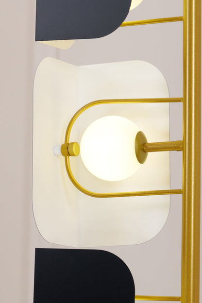 Leagan Stacked Panel Modern Floor Light - view 14 | everlamps