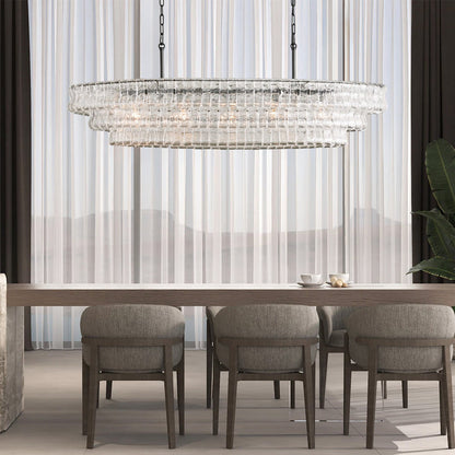 Ghiaccio Oval Chandelier