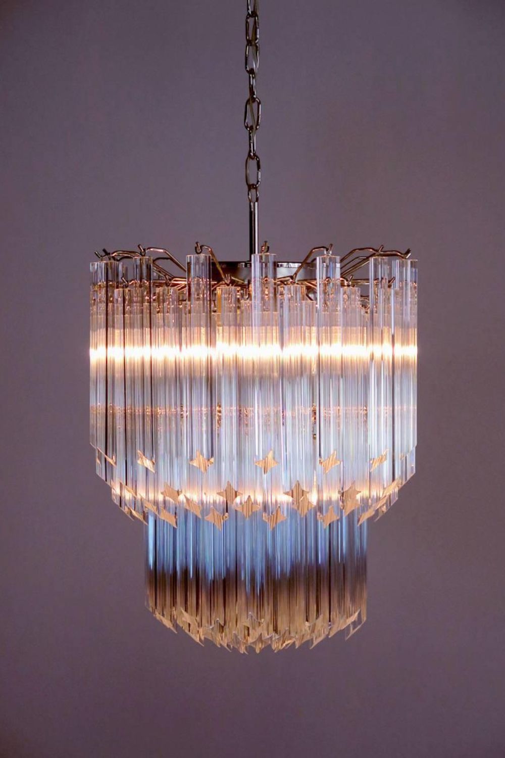Venini Style Art Quadriedri Chandelier - view 3 | everlamps