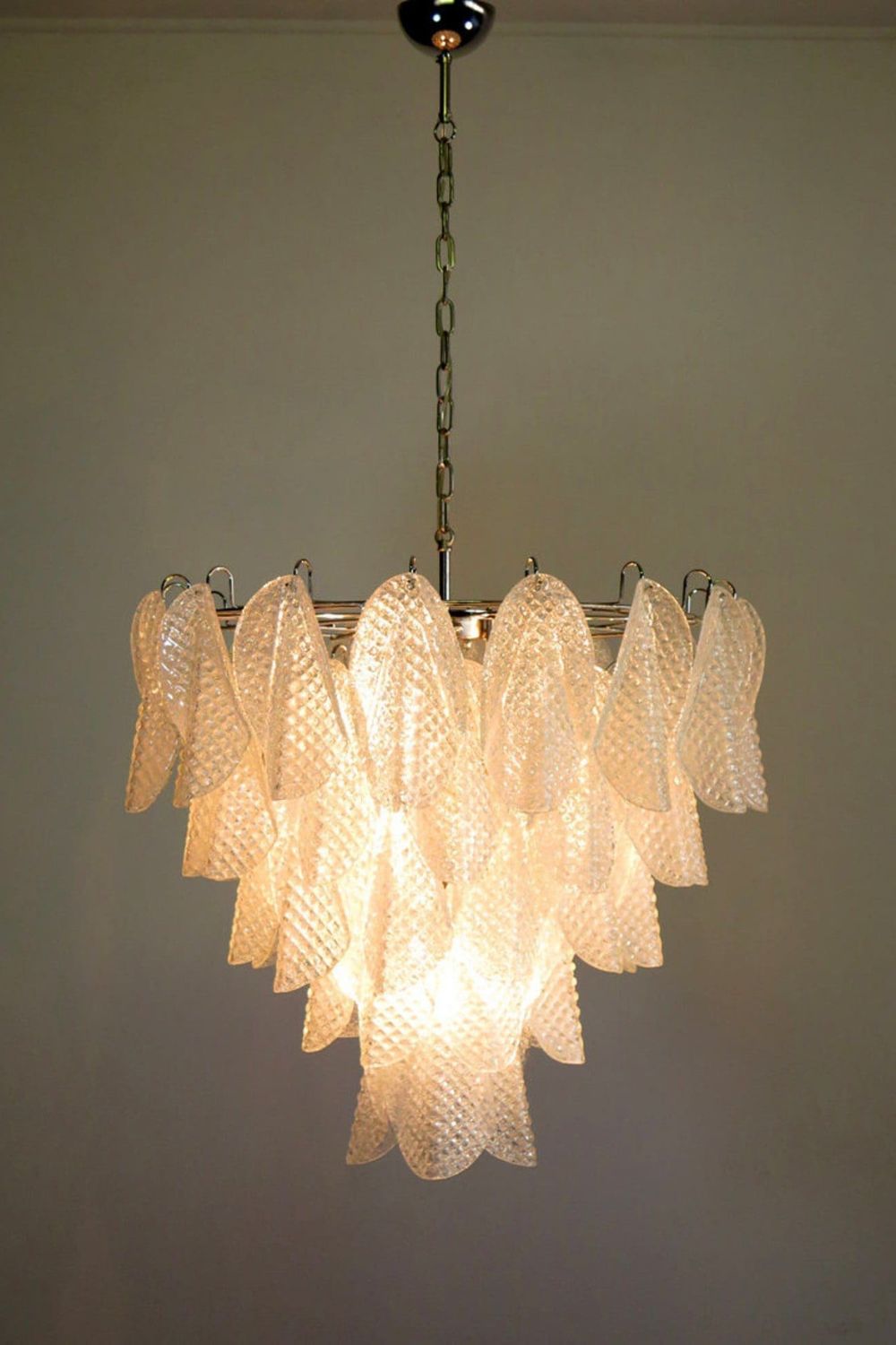 Rondini Transparent Art Glass Chandelier - view 5 | everlamps