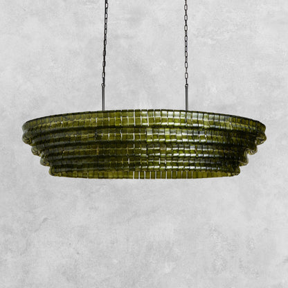 Ghiaccio Oval Chandelier