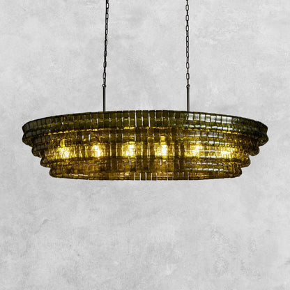 Ghiaccio Oval Chandelier