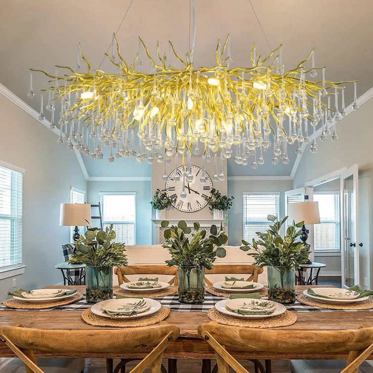 Stunning Tree Branch Crystal Chandelier