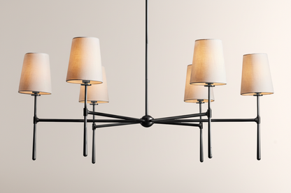 Rhodes Round Chandelier 4/6 Light -Everlamps