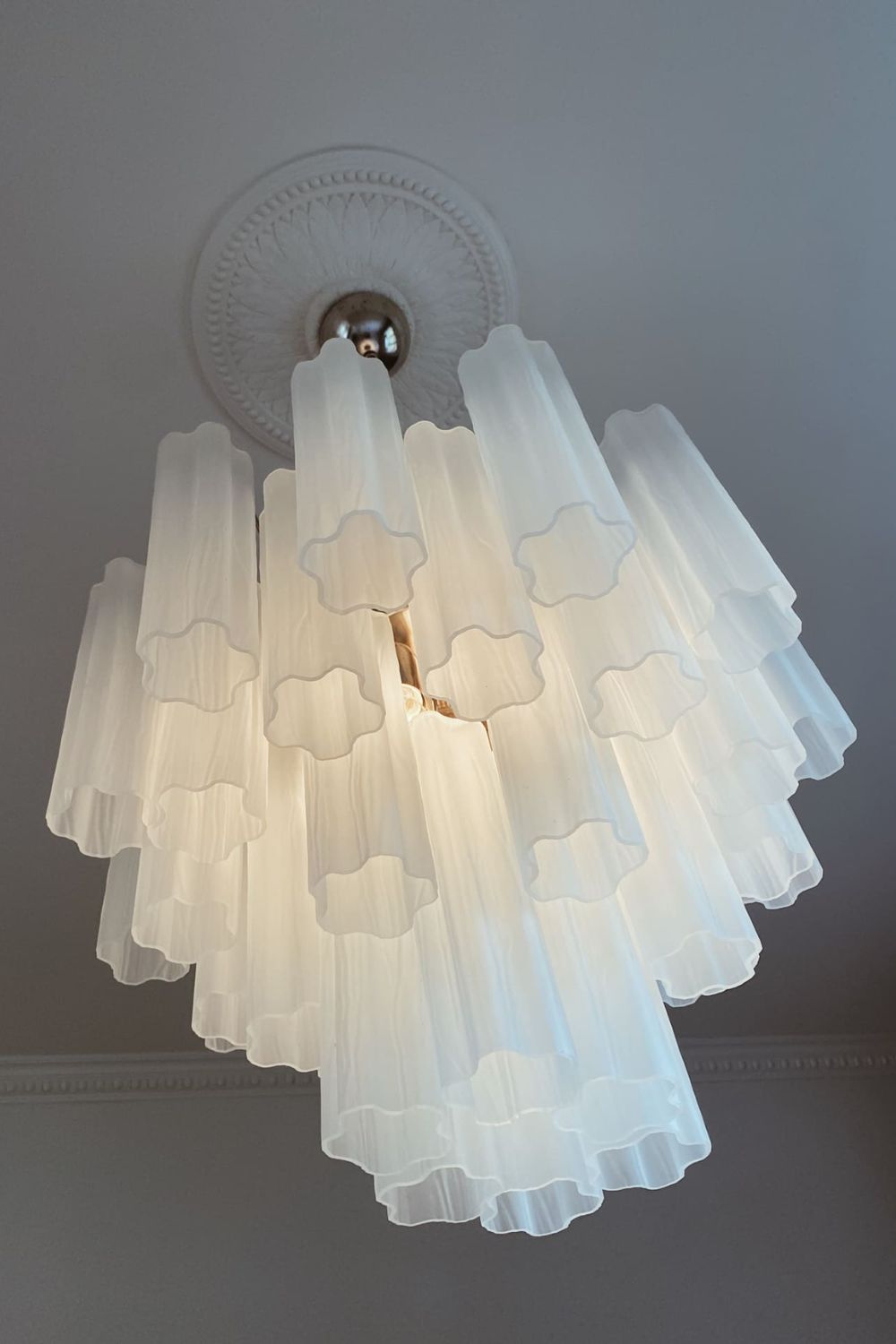 Art Opal Tube  Chandelier - 36 tubes - view 9 | everlamps