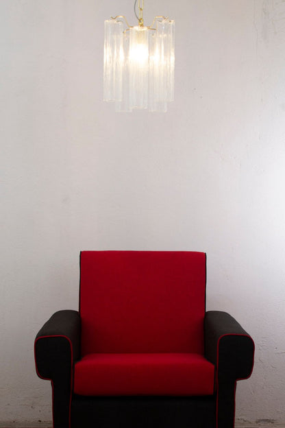 Clear Glass Tronchi Suspension Lamp - view 4 | everlamps