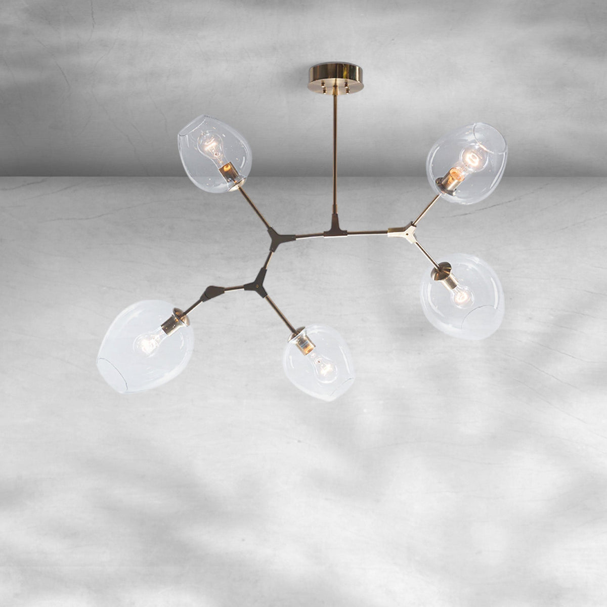 Covington Drop Globe Branching Bubble Chandelier 30''