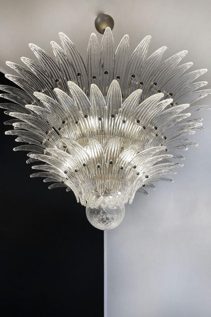 Italian Art Three-Tiered Palmette Chandelier - view 11 | everlamps
