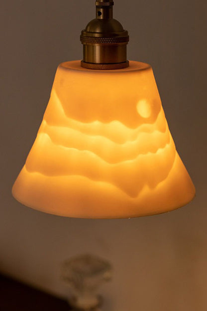 Mountains Shadow Ceramic Pendant Lamp - everlamps
