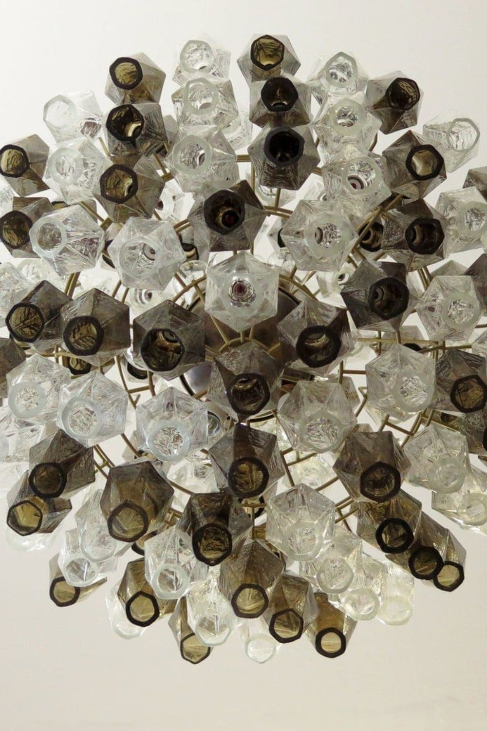 Art Poliedri Smoked Globe Chandelier - view 9 | everlamps